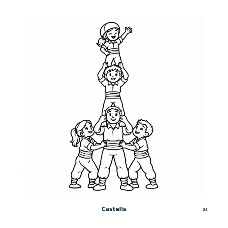 Castells, pàgina real de l’edició de 3 a 6 anys